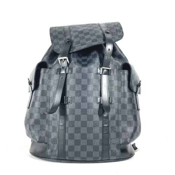 LOUIS VUITTON N41379 Damier Graphite Christopher MM bag Backpack - Picture 1 of 16